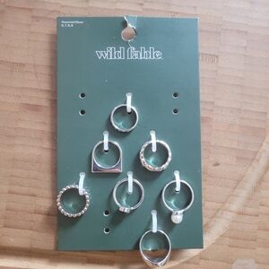 Wild Fable Silver Ring Set